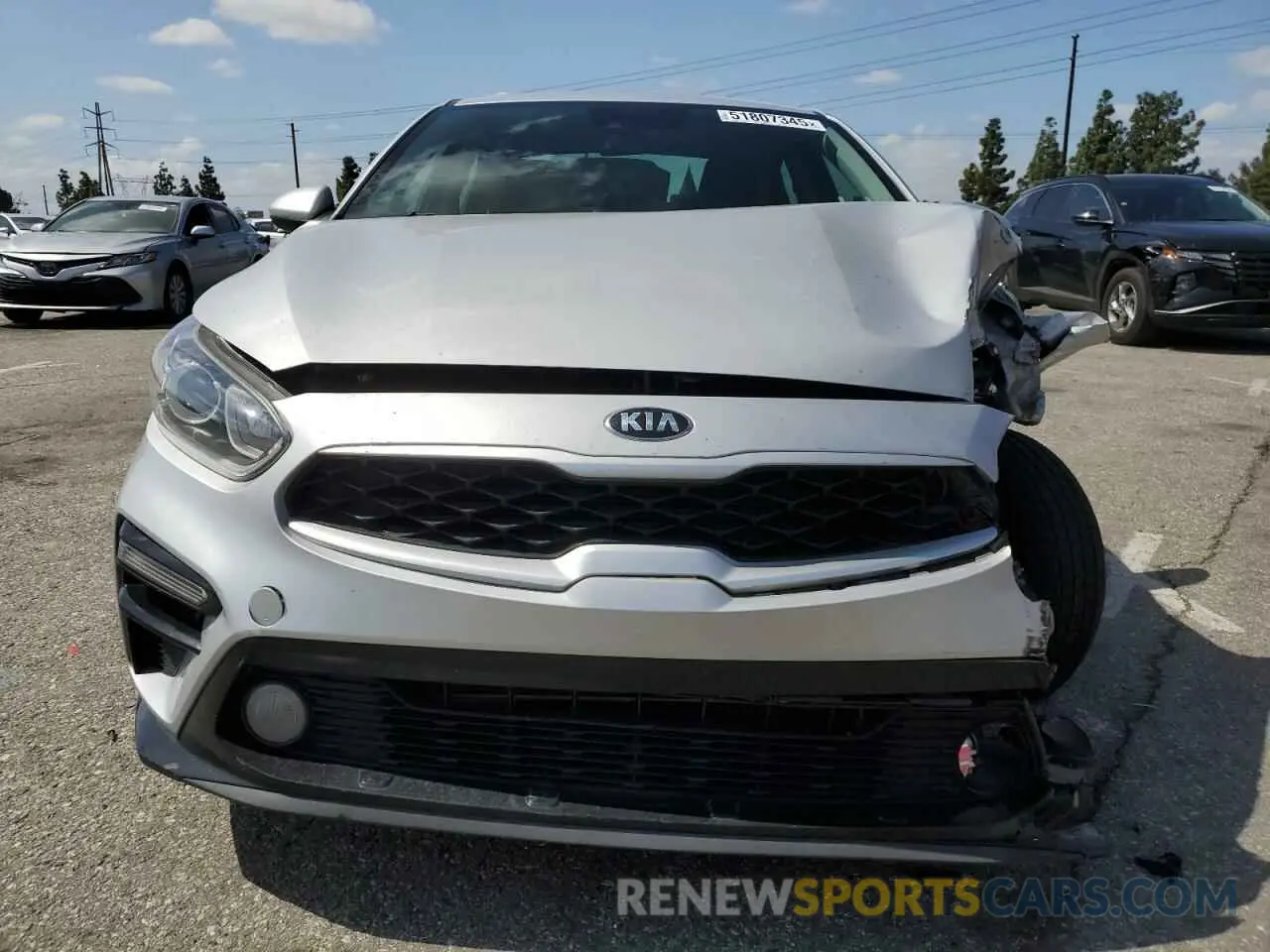 5 fotografías del automóvil dañado 3KPF24AD8ME306471 KIA FORTE 2021