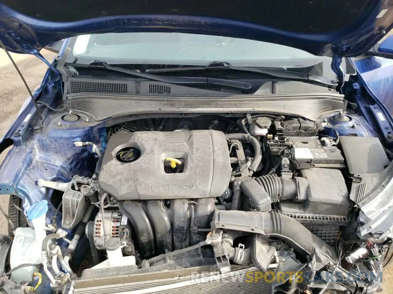 12 fotografías del automóvil dañado 3KPF24AD8ME312917 KIA FORTE 2021