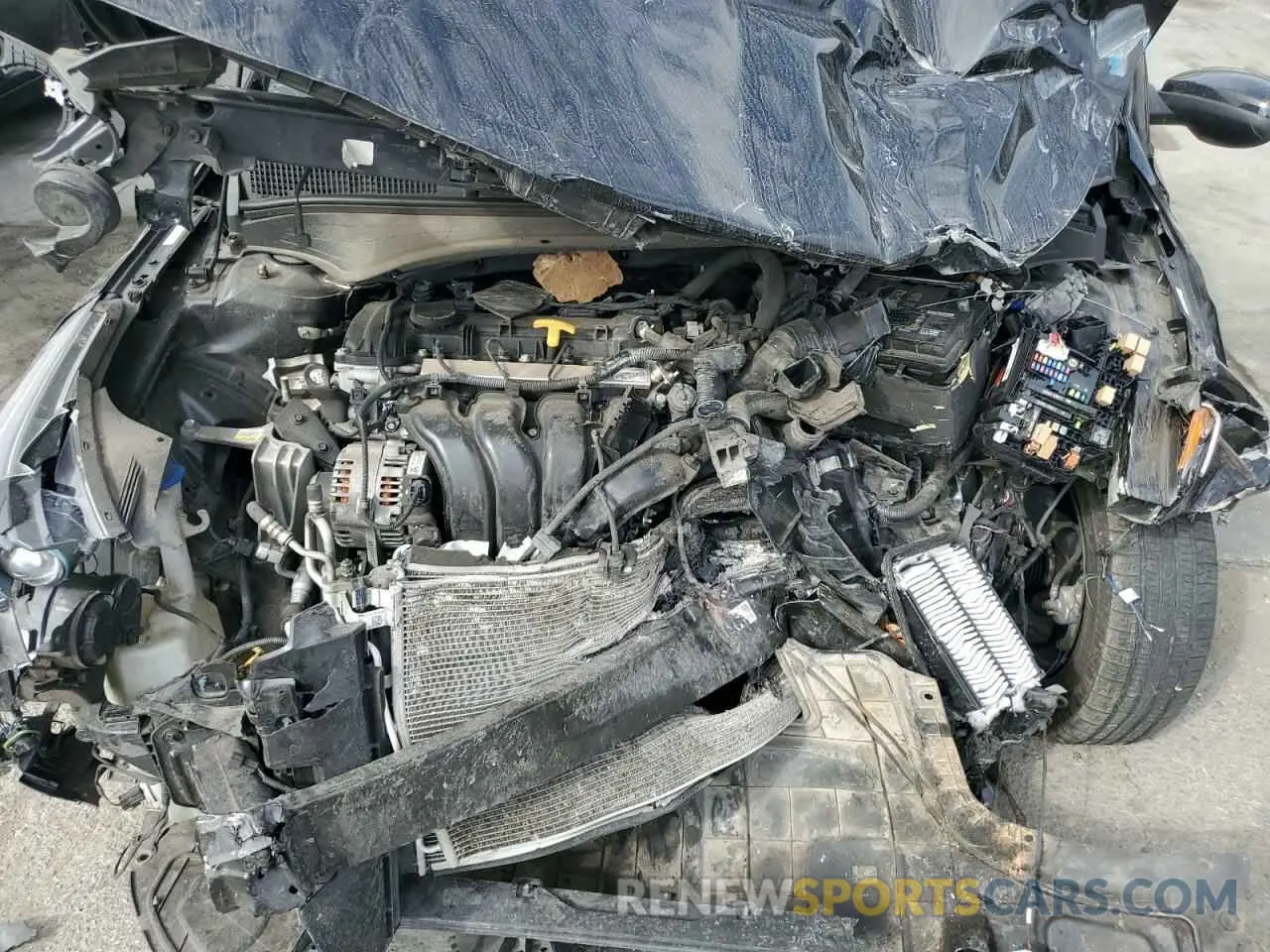 12 fotografías del automóvil dañado 3KPF24AD8ME395989 KIA FORTE 2021