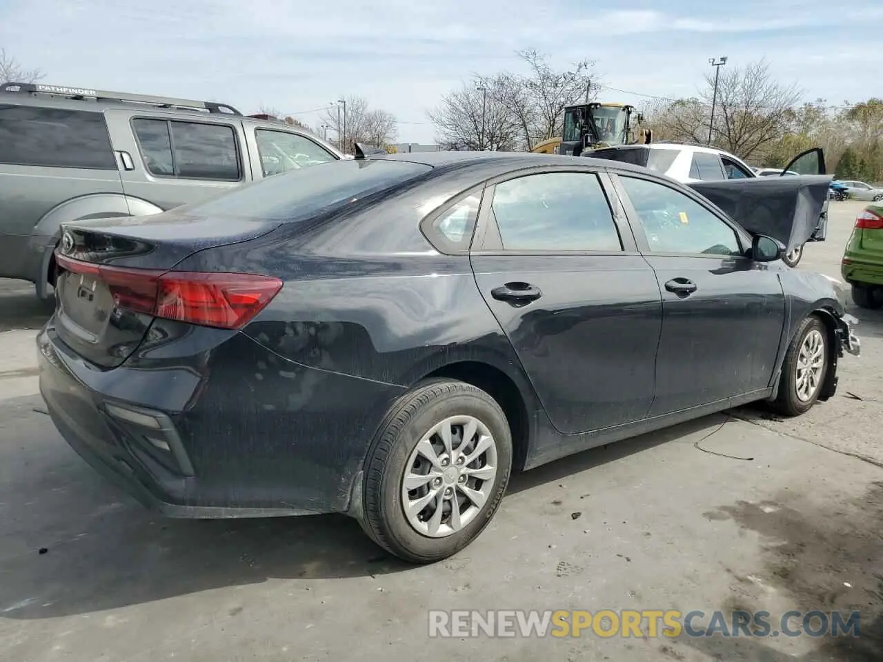 3 fotografías del automóvil dañado 3KPF24AD8ME395989 KIA FORTE 2021