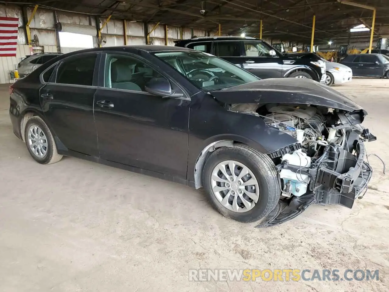4 fotografías del automóvil dañado 3KPF24AD9ME320024 KIA FORTE 2021