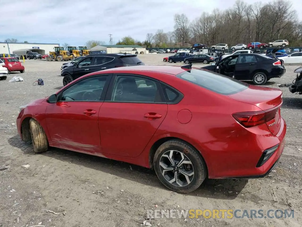 2 fotografías del automóvil dañado 3KPF24AD9ME337681 KIA FORTE 2021