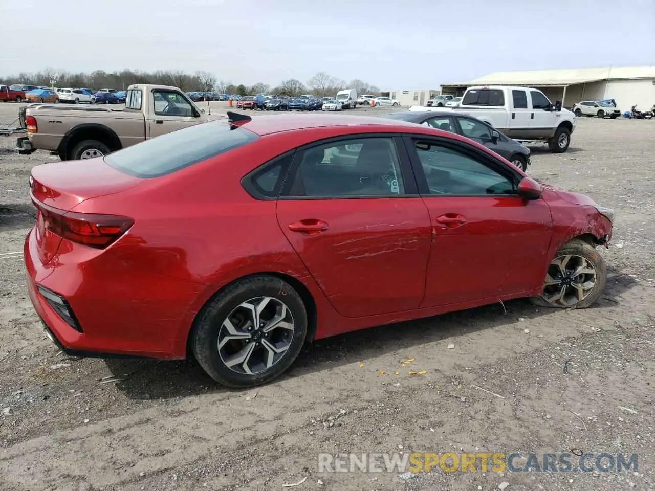 3 fotografías del automóvil dañado 3KPF24AD9ME337681 KIA FORTE 2021