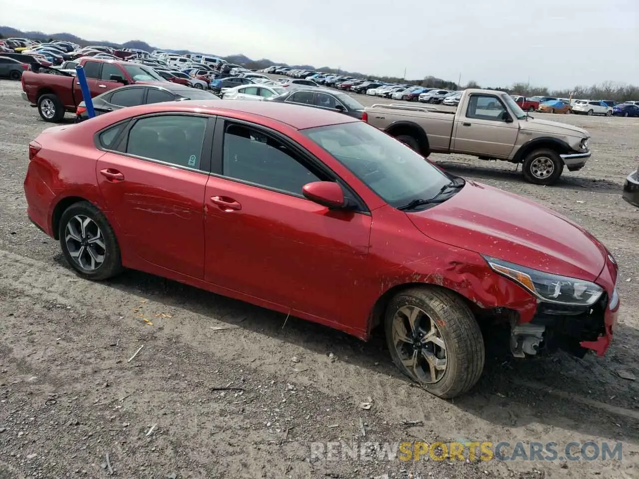 4 fotografías del automóvil dañado 3KPF24AD9ME337681 KIA FORTE 2021
