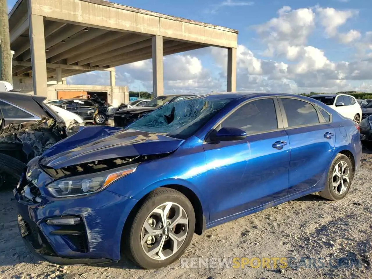 1 fotografías del automóvil dañado 3KPF24AD9ME341360 KIA FORTE 2021