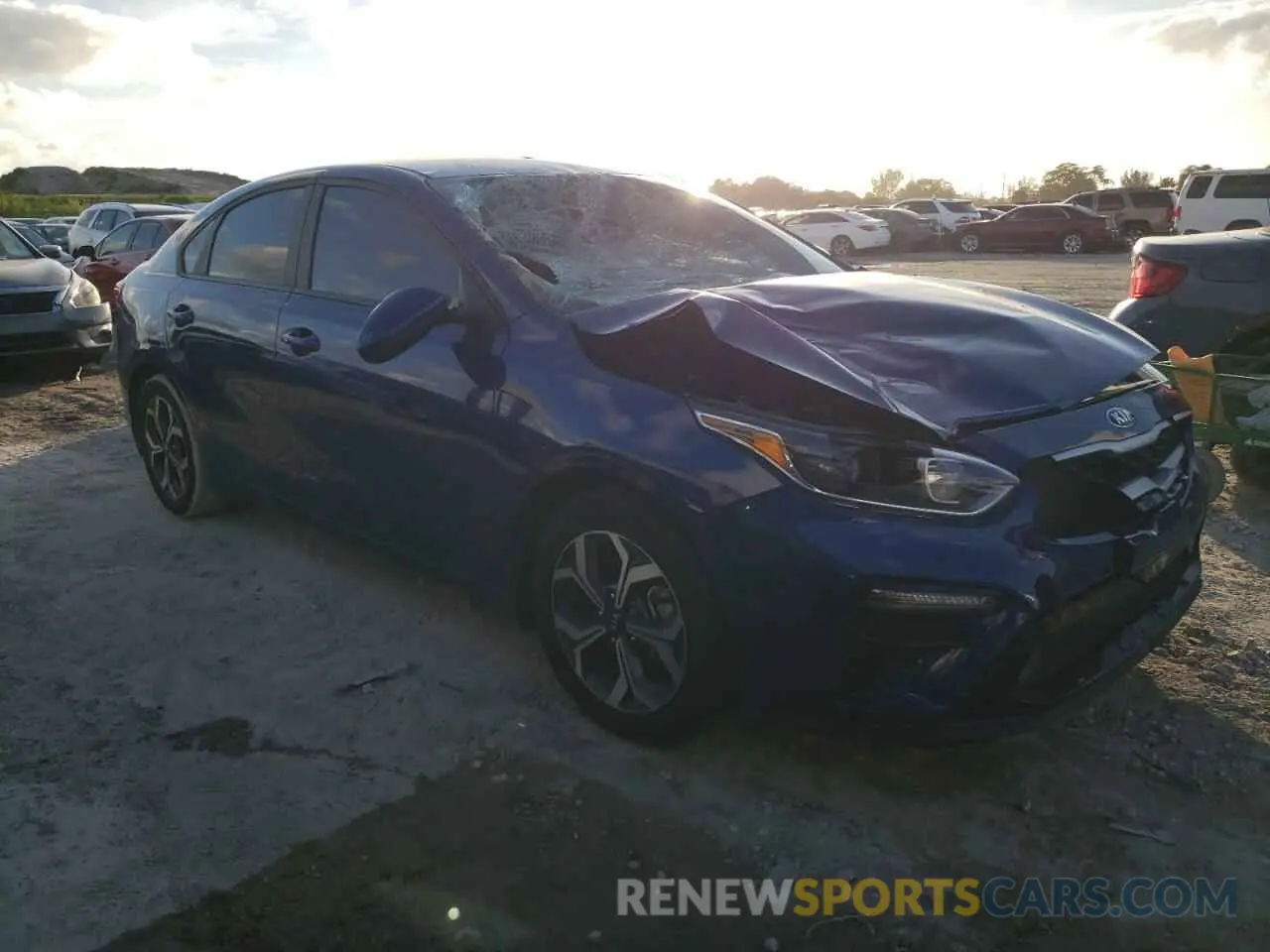 4 fotografías del automóvil dañado 3KPF24AD9ME341360 KIA FORTE 2021