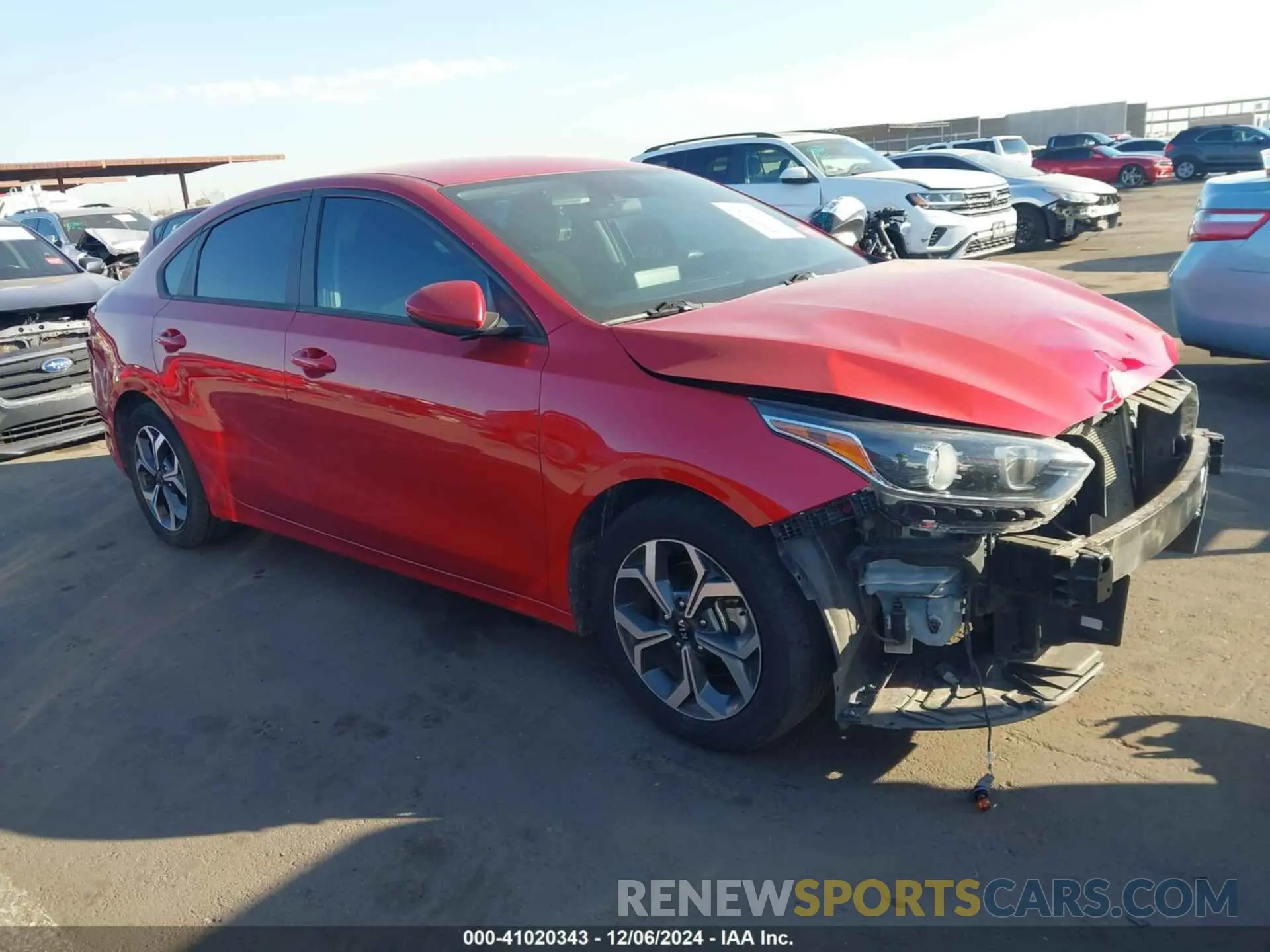 1 fotografías del automóvil dañado 3KPF24AD9ME387707 KIA FORTE 2021