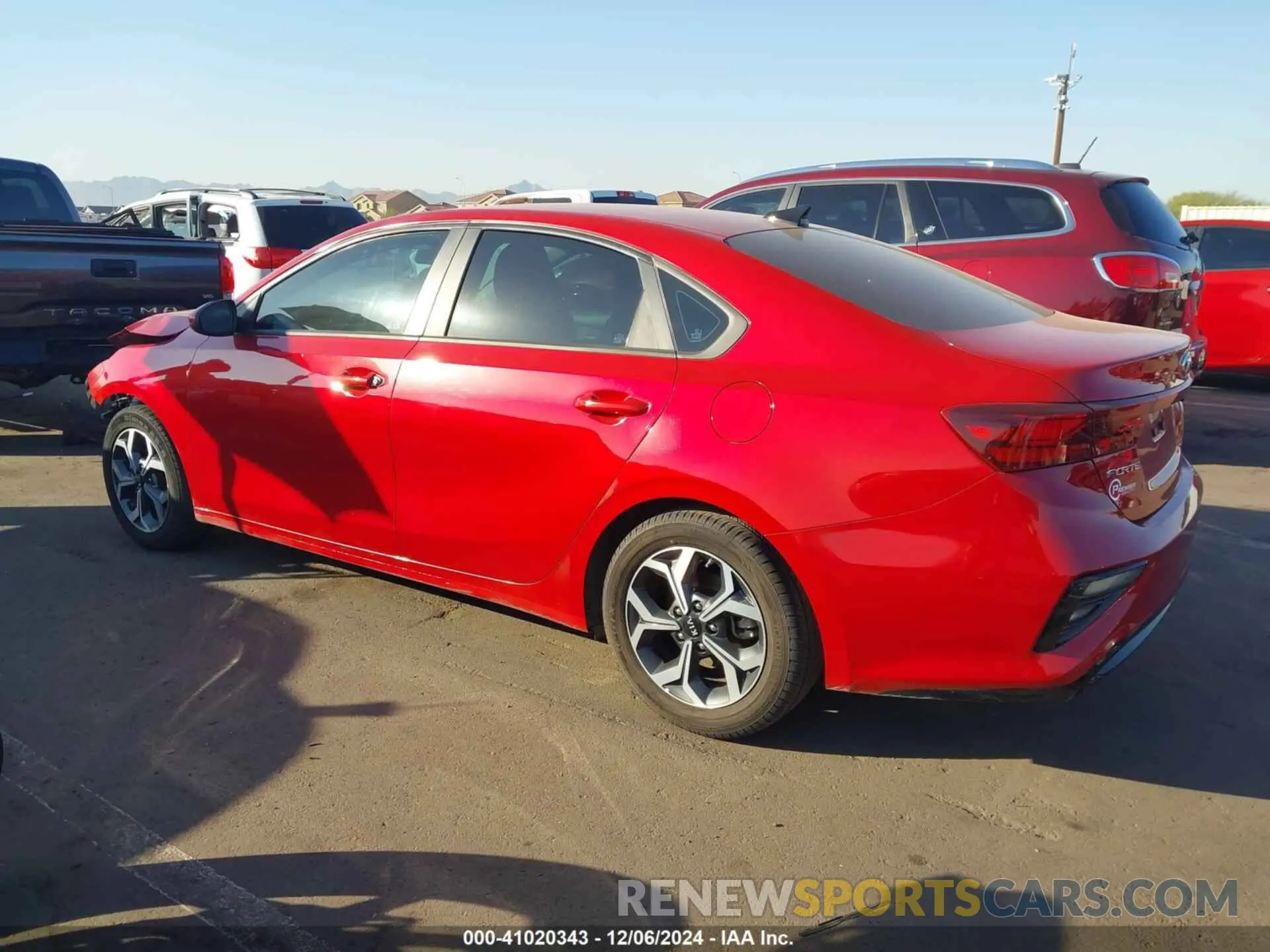 3 fotografías del automóvil dañado 3KPF24AD9ME387707 KIA FORTE 2021