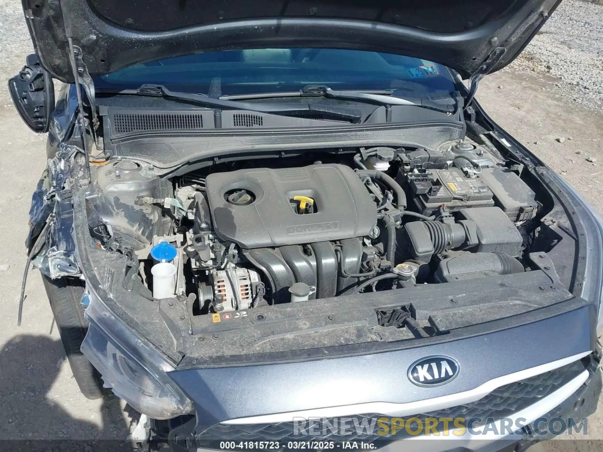 10 fotografías del automóvil dañado 3KPF24AD9ME409155 KIA FORTE 2021
