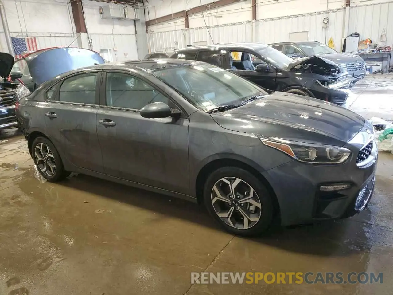 4 fotografías del automóvil dañado 3KPF24ADXME266992 KIA FORTE 2021