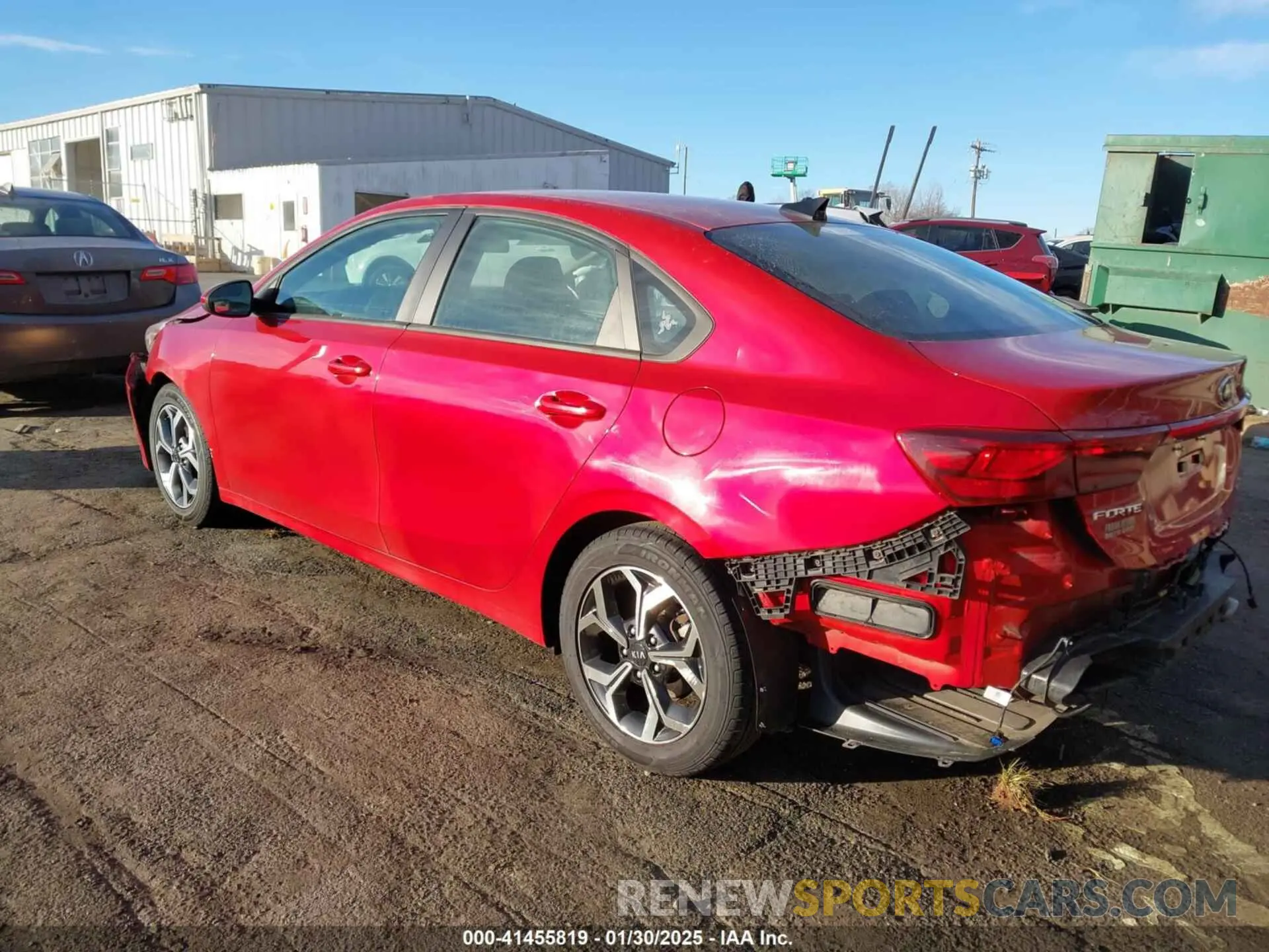 3 fotografías del automóvil dañado 3KPF24ADXME273134 KIA FORTE 2021
