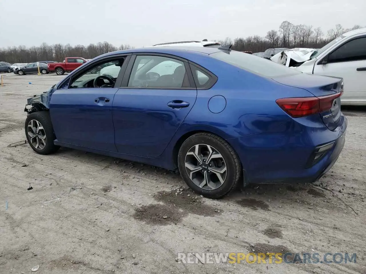 2 fotografías del automóvil dañado 3KPF24ADXME283694 KIA FORTE 2021