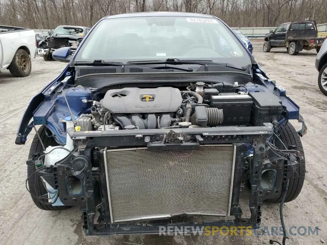 5 fotografías del automóvil dañado 3KPF24ADXME283694 KIA FORTE 2021
