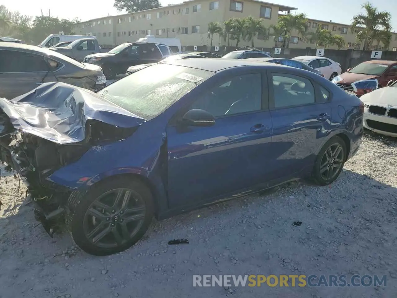 1 fotografías del automóvil dañado 3KPF34AD1ME396771 KIA FORTE 2021