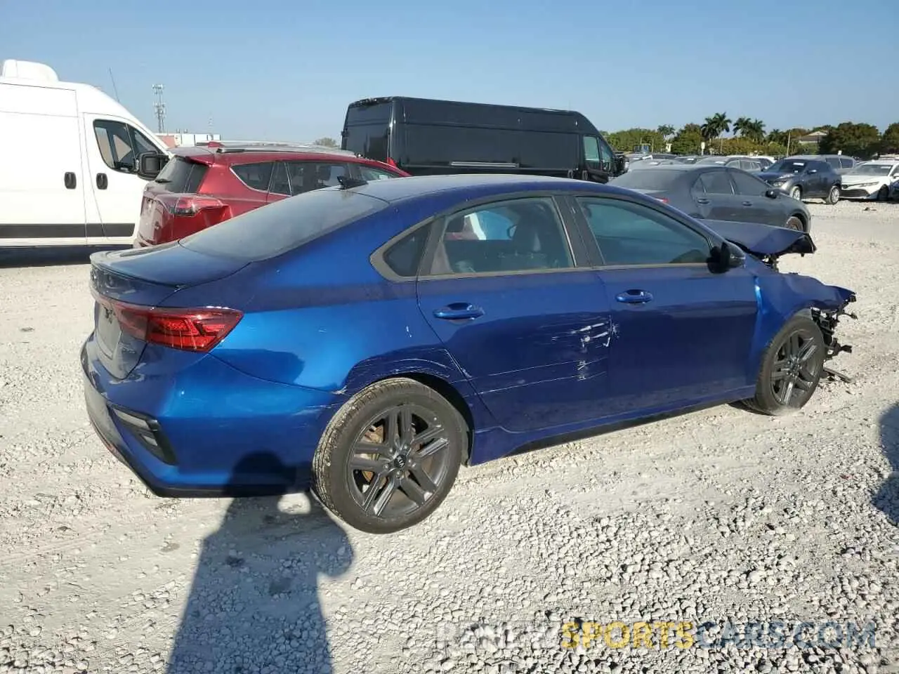 3 fotografías del automóvil dañado 3KPF34AD1ME396771 KIA FORTE 2021