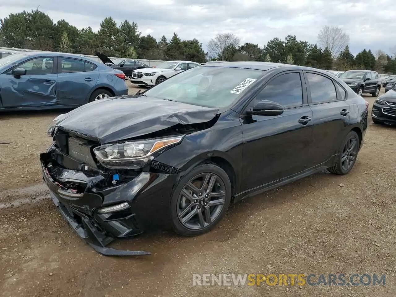 1 fotografías del automóvil dañado 3KPF34AD2ME317544 KIA FORTE 2021
