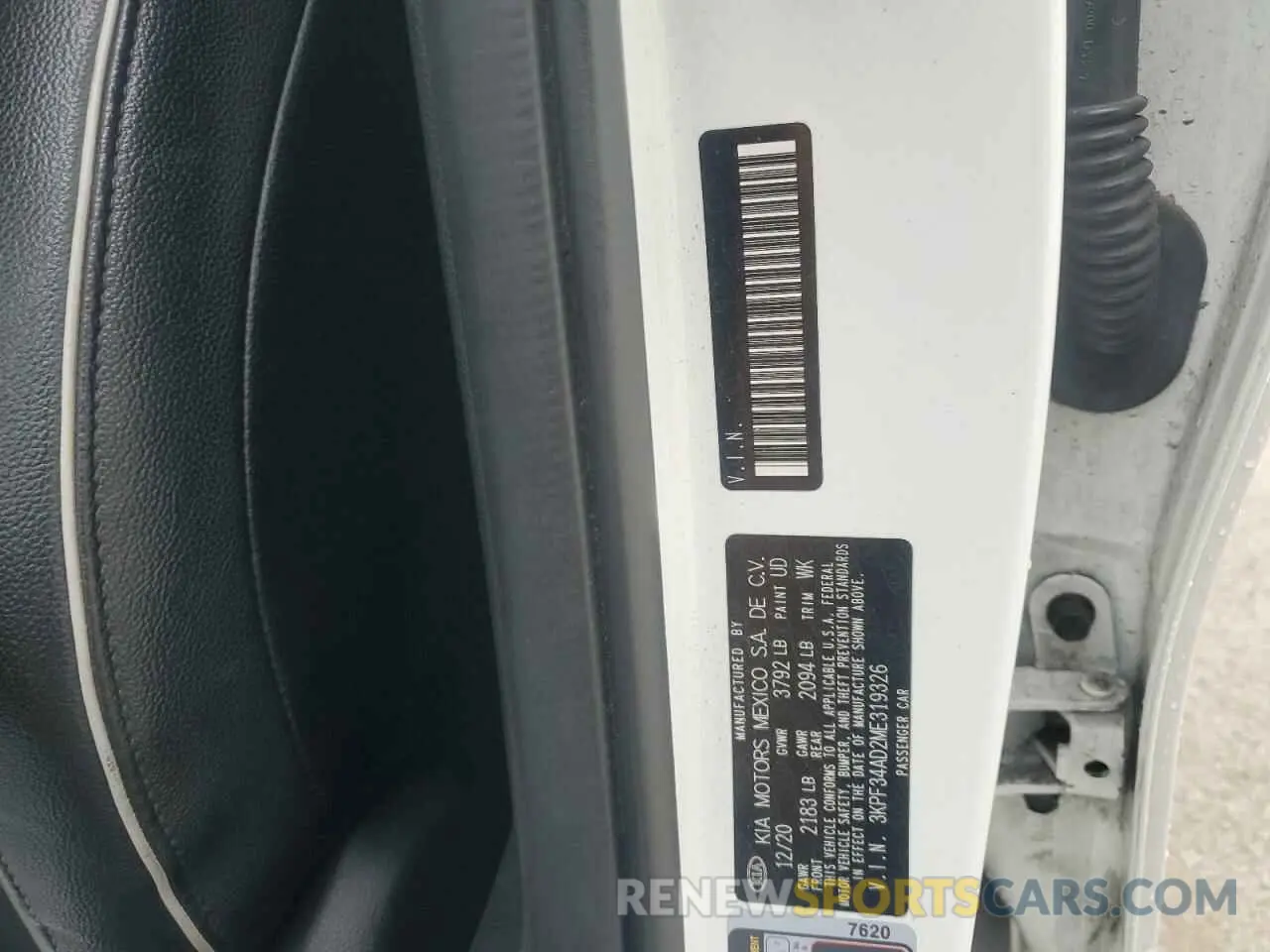 12 fotografías del automóvil dañado 3KPF34AD2ME319326 KIA FORTE 2021
