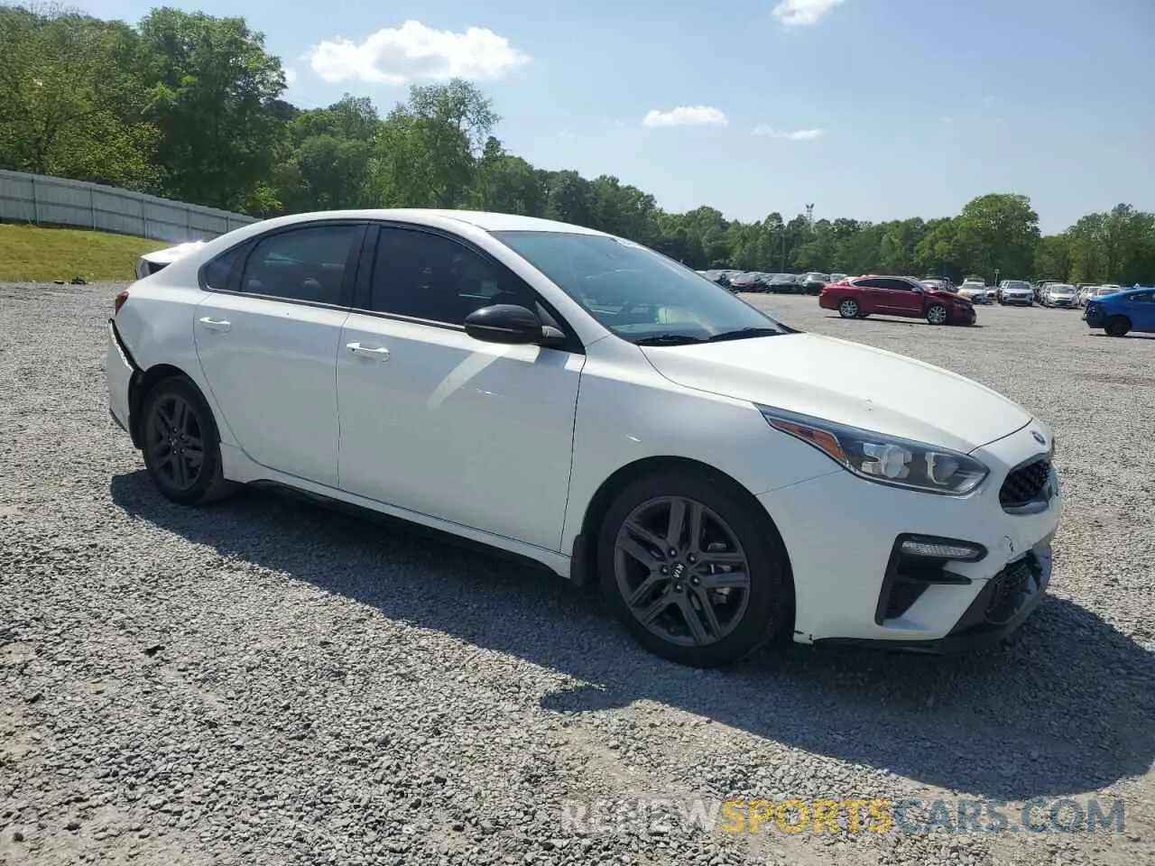 4 fotografías del automóvil dañado 3KPF34AD2ME387156 KIA FORTE 2021