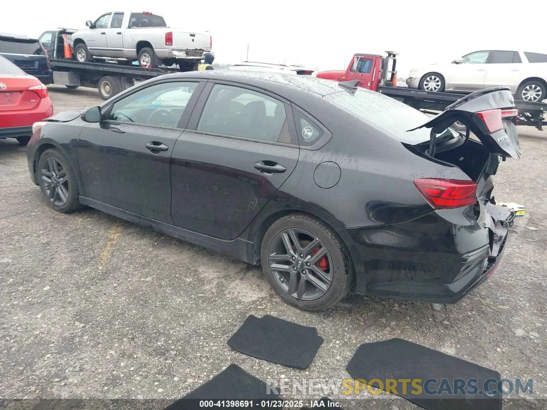3 fotografías del automóvil dañado 3KPF34AD3ME375355 KIA FORTE 2021