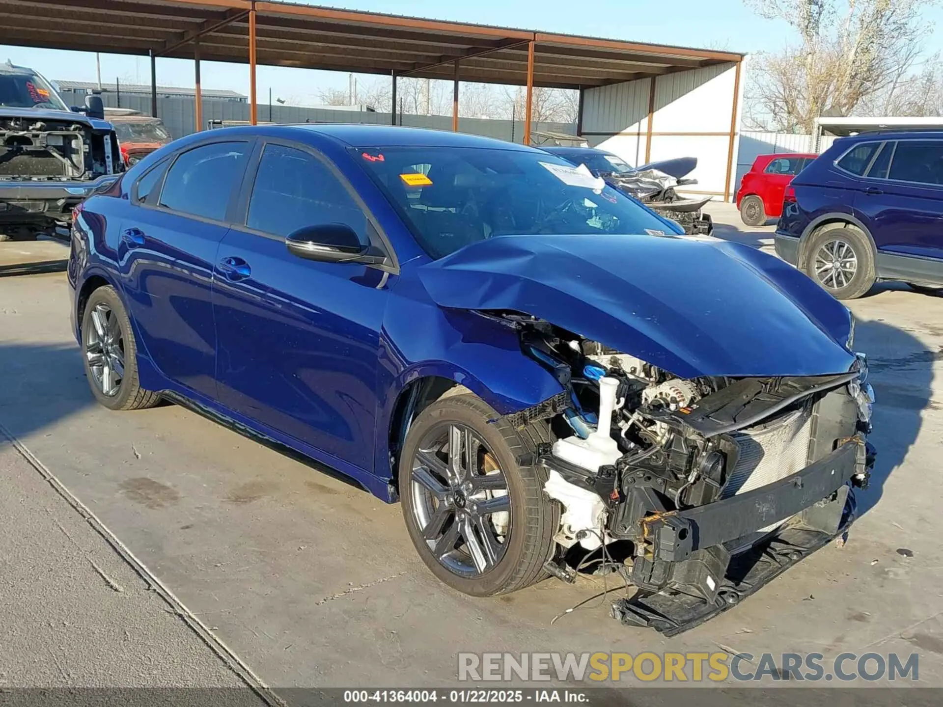 1 fotografías del automóvil dañado 3KPF34AD3ME401808 KIA FORTE 2021