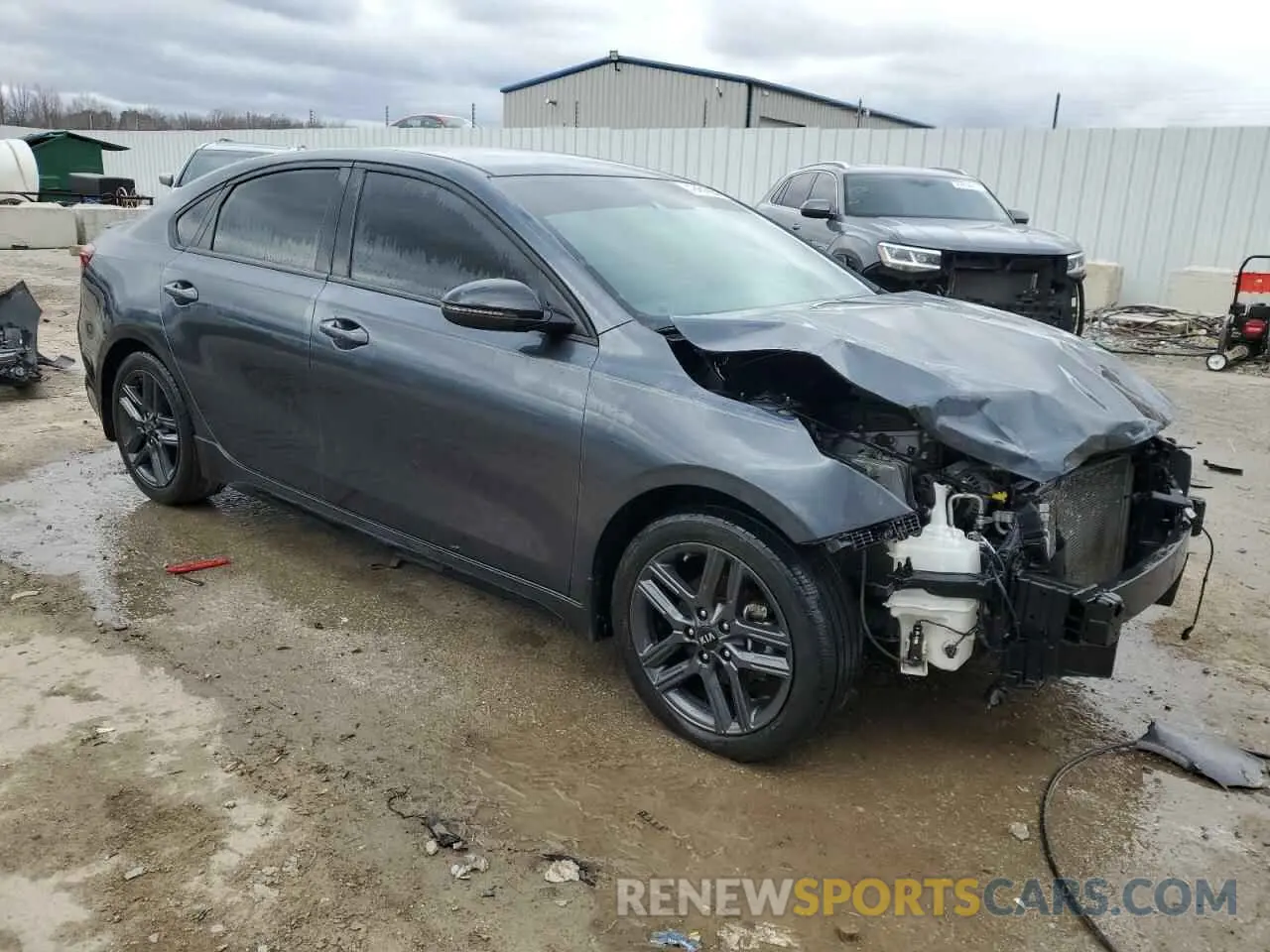 4 fotografías del automóvil dañado 3KPF34AD4ME282764 KIA FORTE 2021