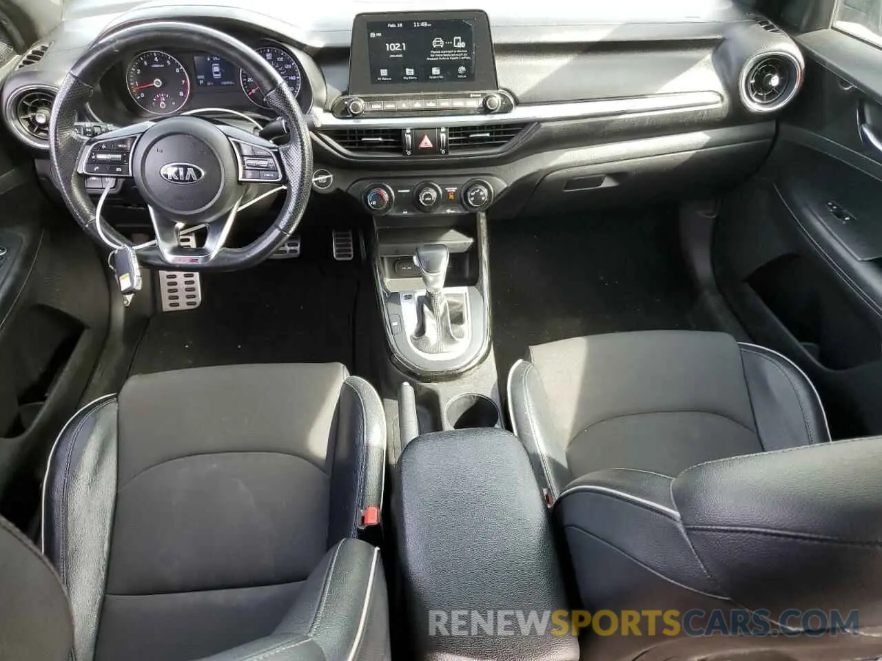 8 fotografías del automóvil dañado 3KPF34AD4ME286569 KIA FORTE 2021