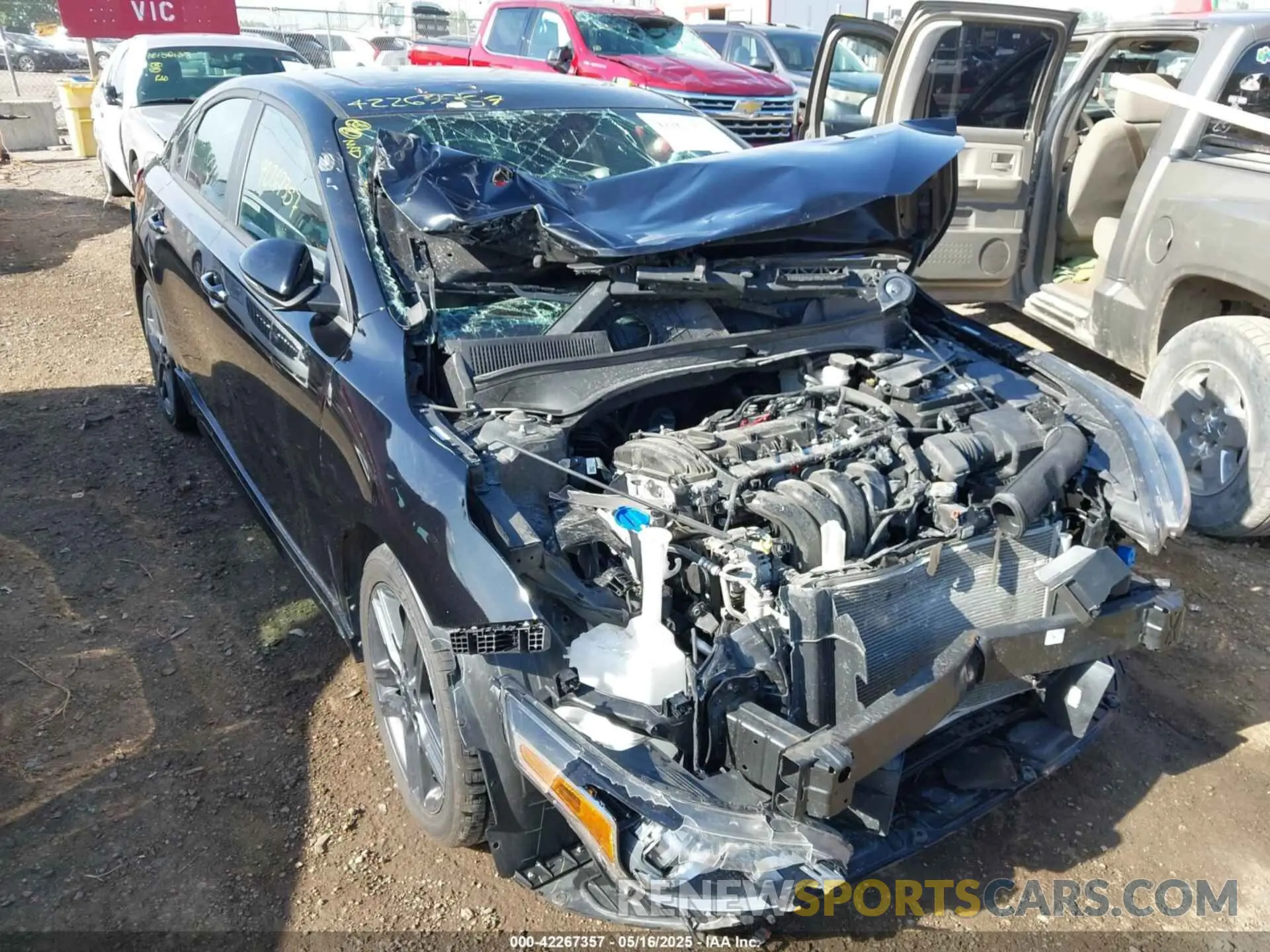 6 fotografías del automóvil dañado 3KPF34AD4ME307615 KIA FORTE 2021