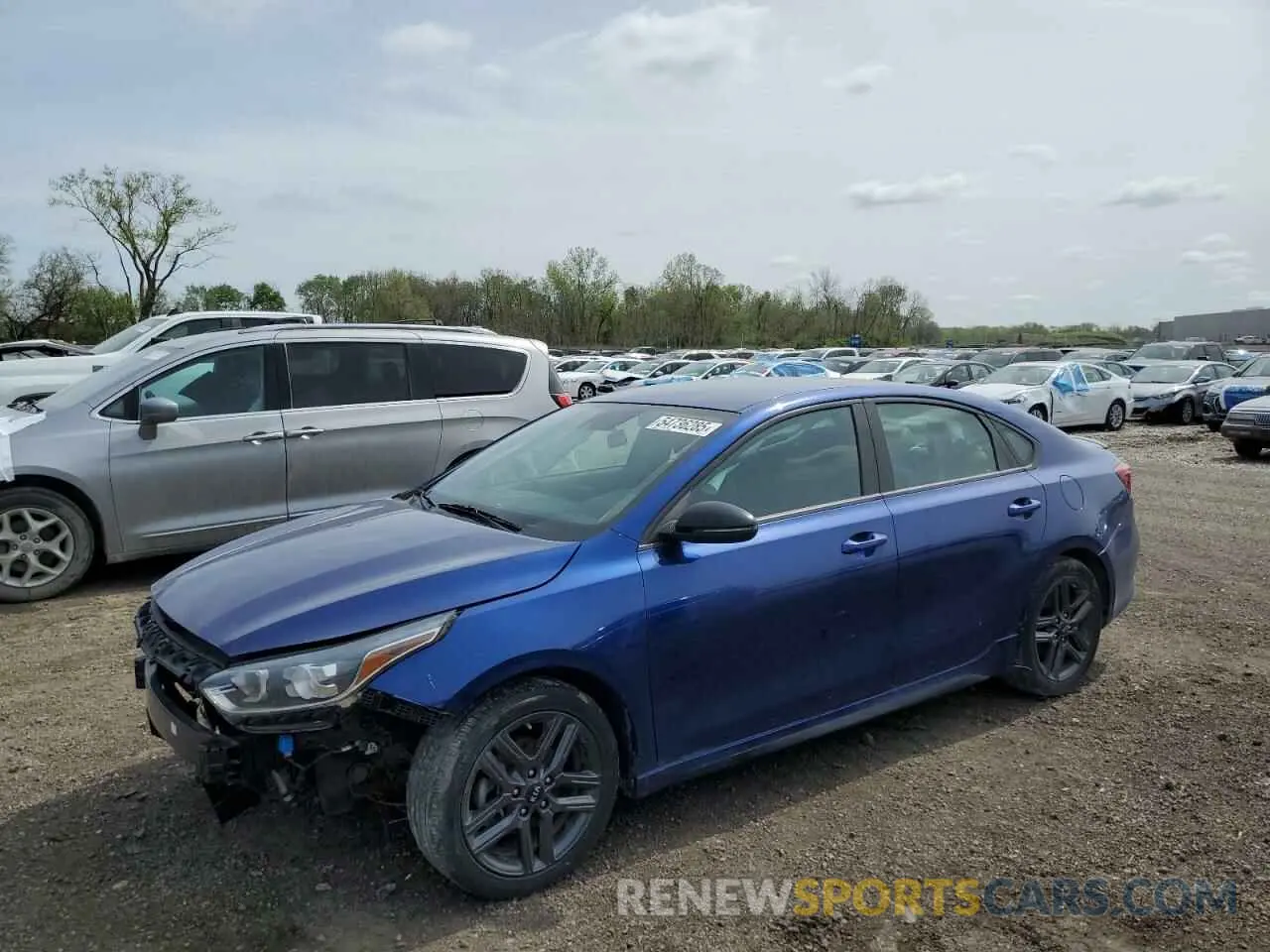 1 fotografías del automóvil dañado 3KPF34AD5ME263818 KIA FORTE 2021