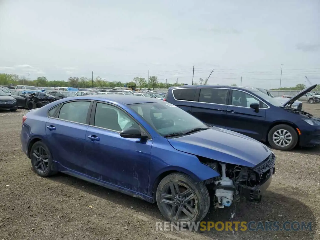 4 fotografías del automóvil dañado 3KPF34AD5ME263818 KIA FORTE 2021