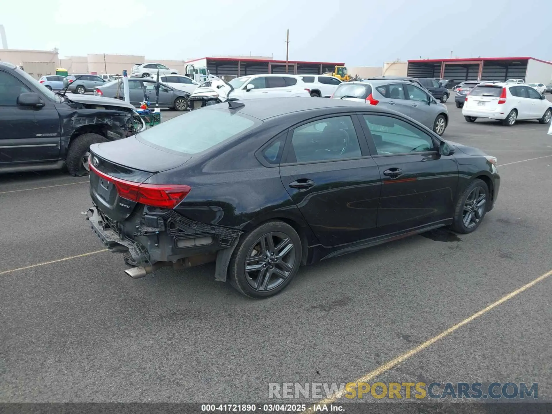 4 fotografías del automóvil dañado 3KPF34AD5ME305761 KIA FORTE 2021
