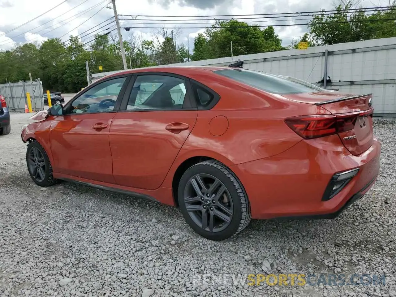 2 fotografías del automóvil dañado 3KPF34AD5ME375521 KIA FORTE 2021