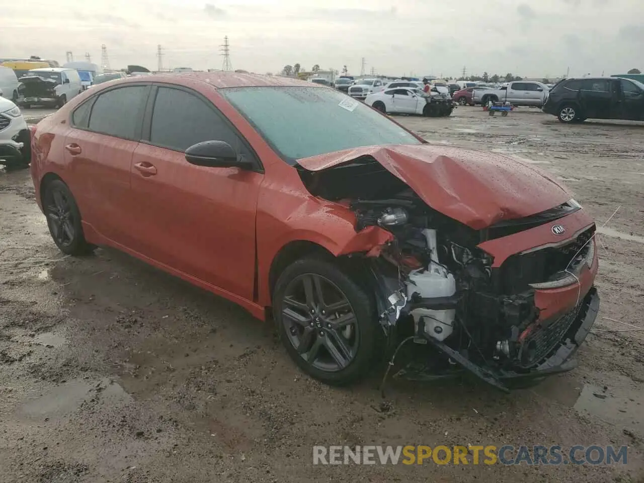 4 fotografías del automóvil dañado 3KPF34AD6ME326408 KIA FORTE 2021
