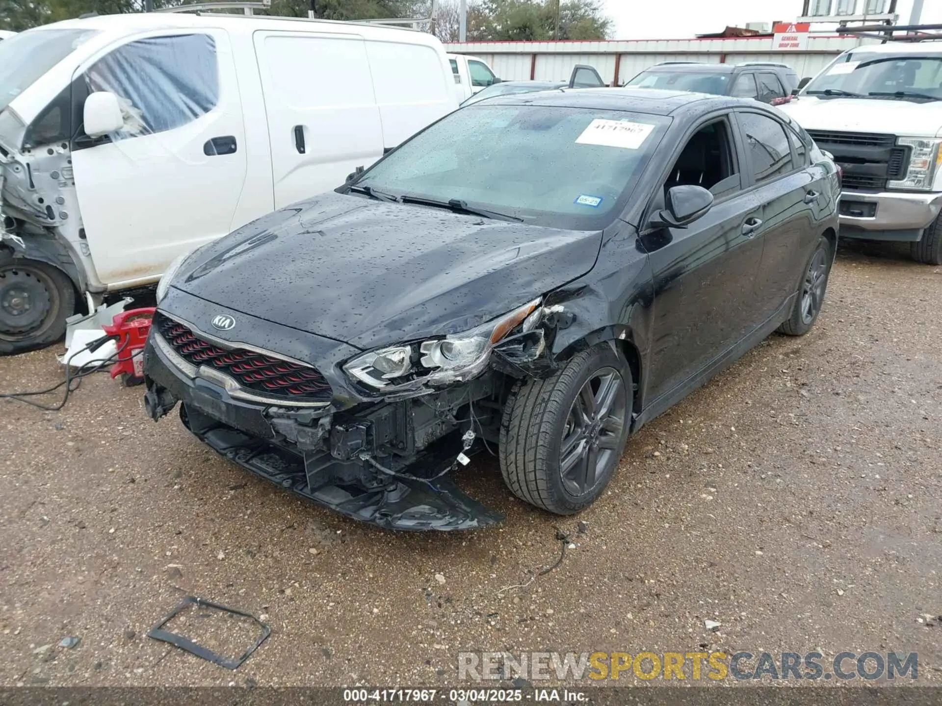 2 fotografías del automóvil dañado 3KPF34AD7ME309438 KIA FORTE 2021