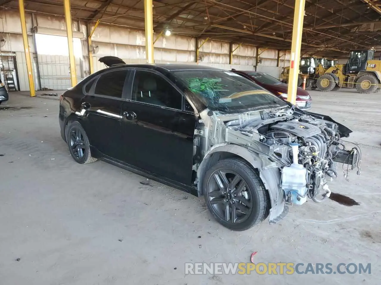 4 fotografías del automóvil dañado 3KPF34AD7ME340026 KIA FORTE 2021