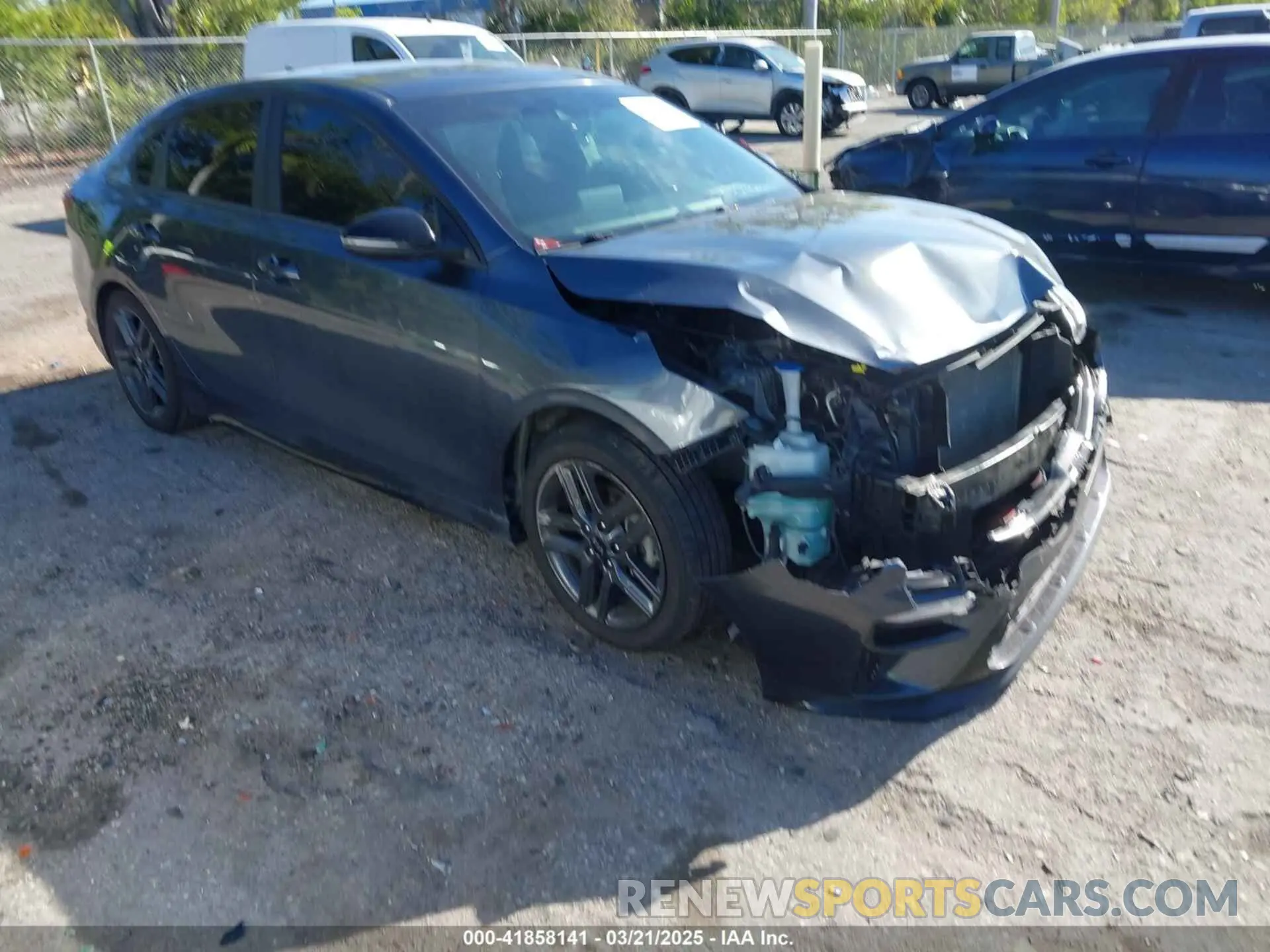 1 fotografías del automóvil dañado 3KPF34AD8ME285067 KIA FORTE 2021