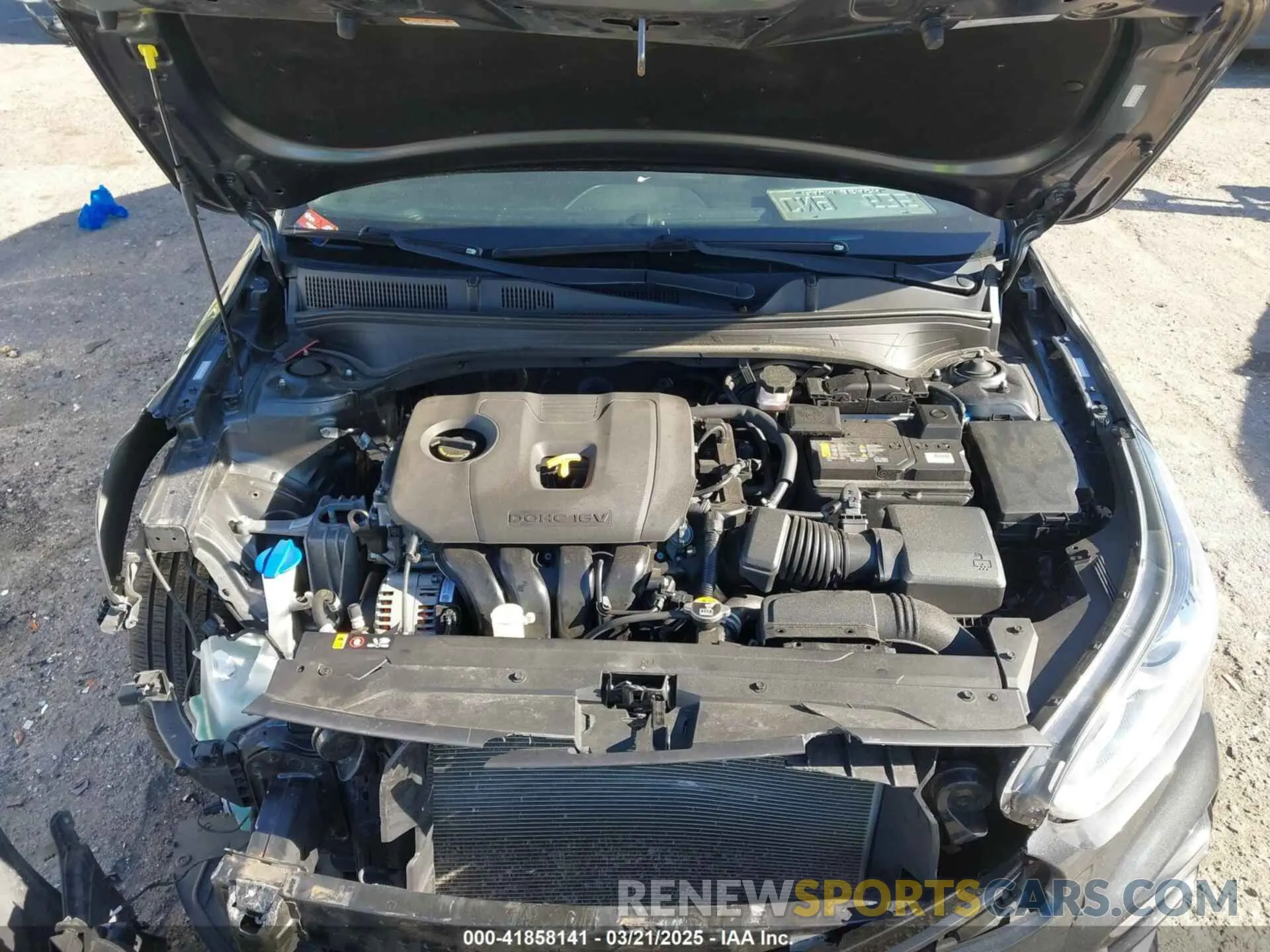 10 fotografías del automóvil dañado 3KPF34AD8ME285067 KIA FORTE 2021