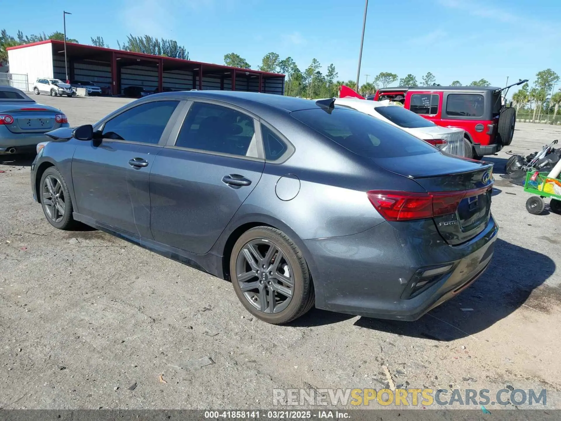 3 fotografías del automóvil dañado 3KPF34AD8ME285067 KIA FORTE 2021