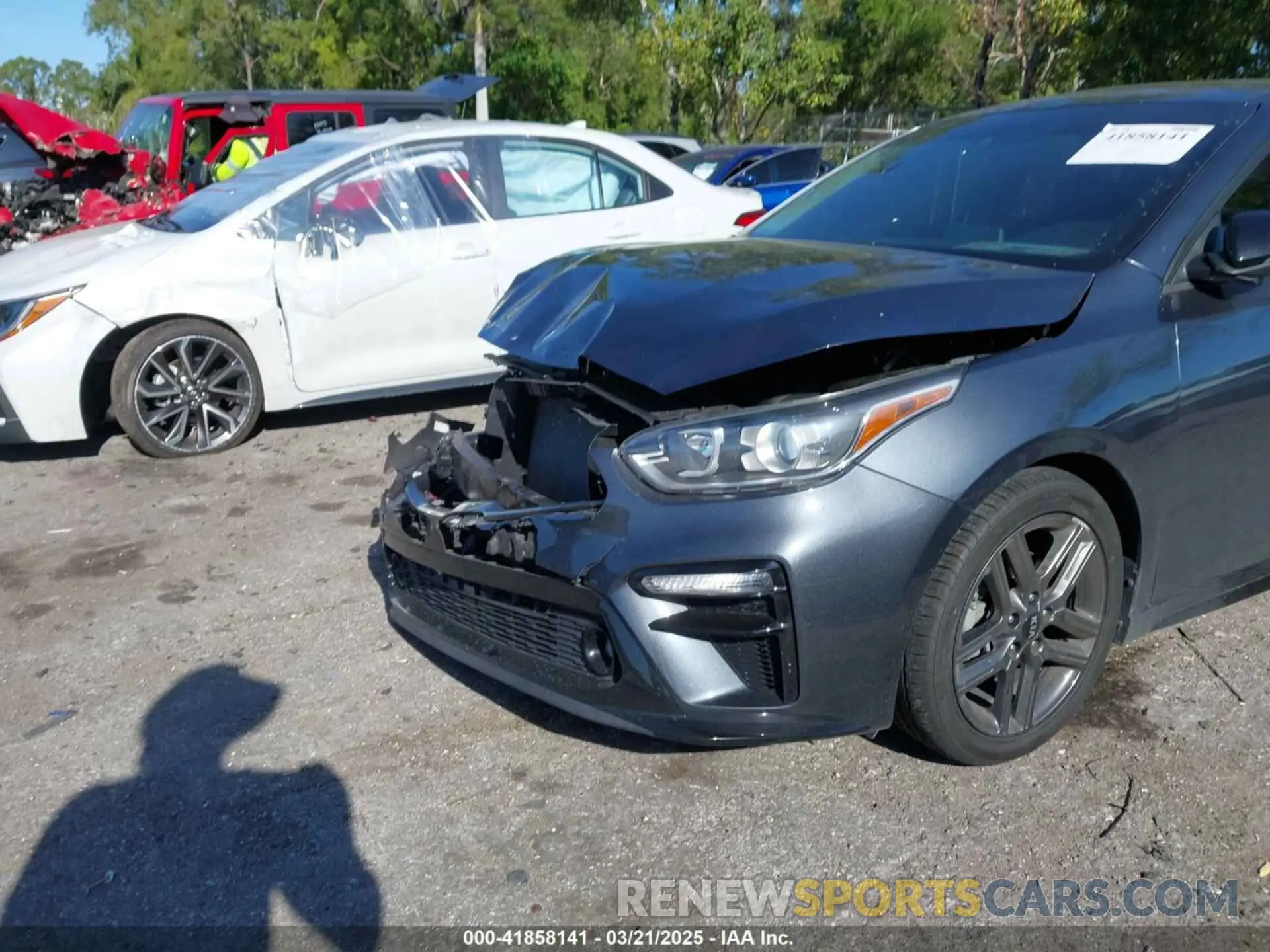 6 fotografías del automóvil dañado 3KPF34AD8ME285067 KIA FORTE 2021
