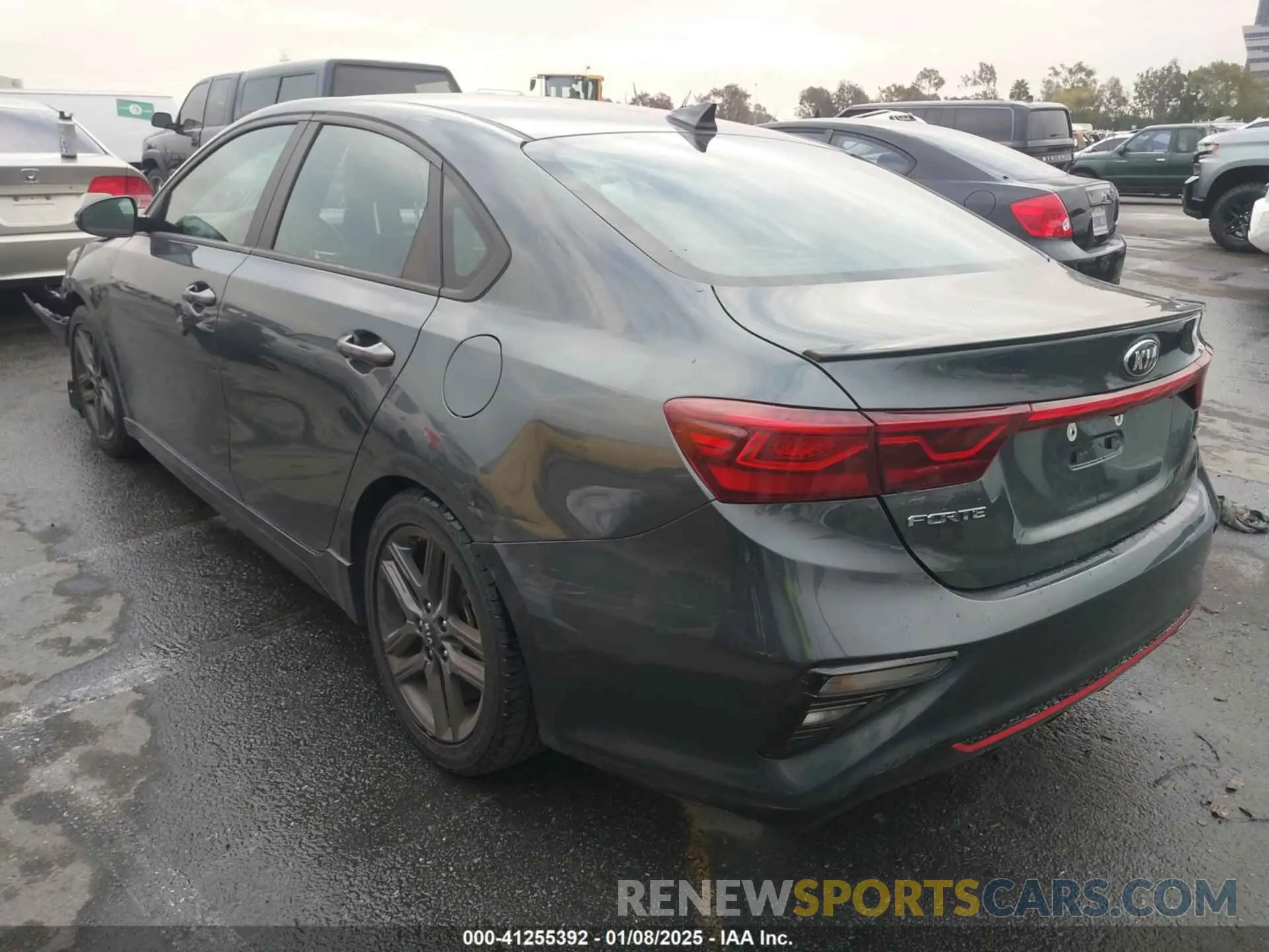 3 fotografías del automóvil dañado 3KPF34AD8ME322280 KIA FORTE 2021