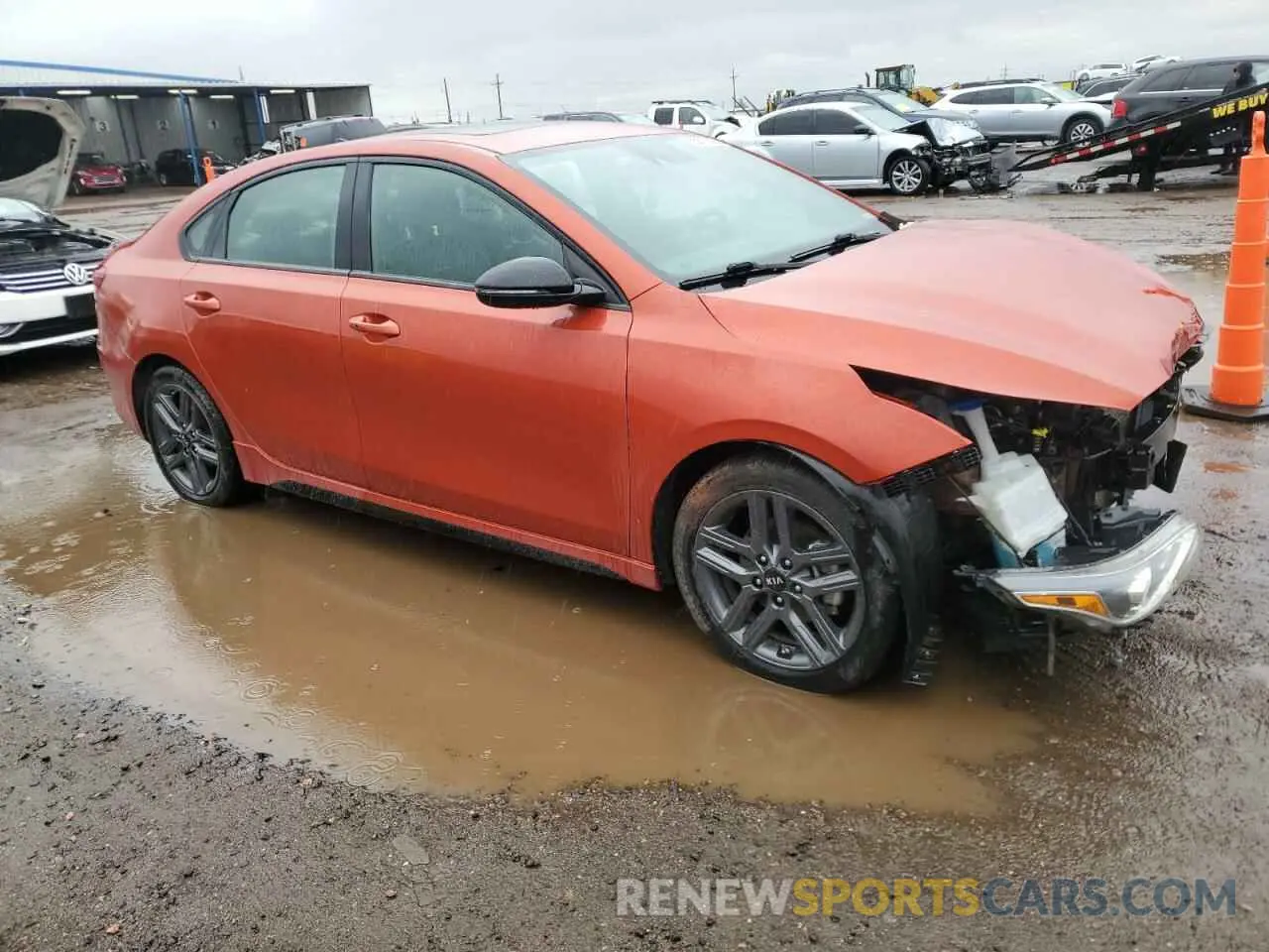 4 fotografías del automóvil dañado 3KPF34AD9ME309912 KIA FORTE 2021
