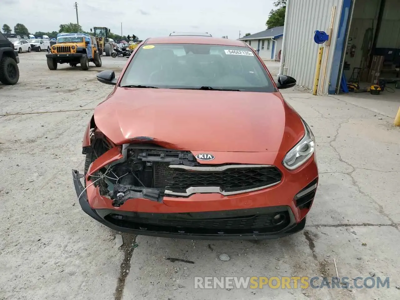 5 fotografías del automóvil dañado 3KPF34ADXME328369 KIA FORTE 2021