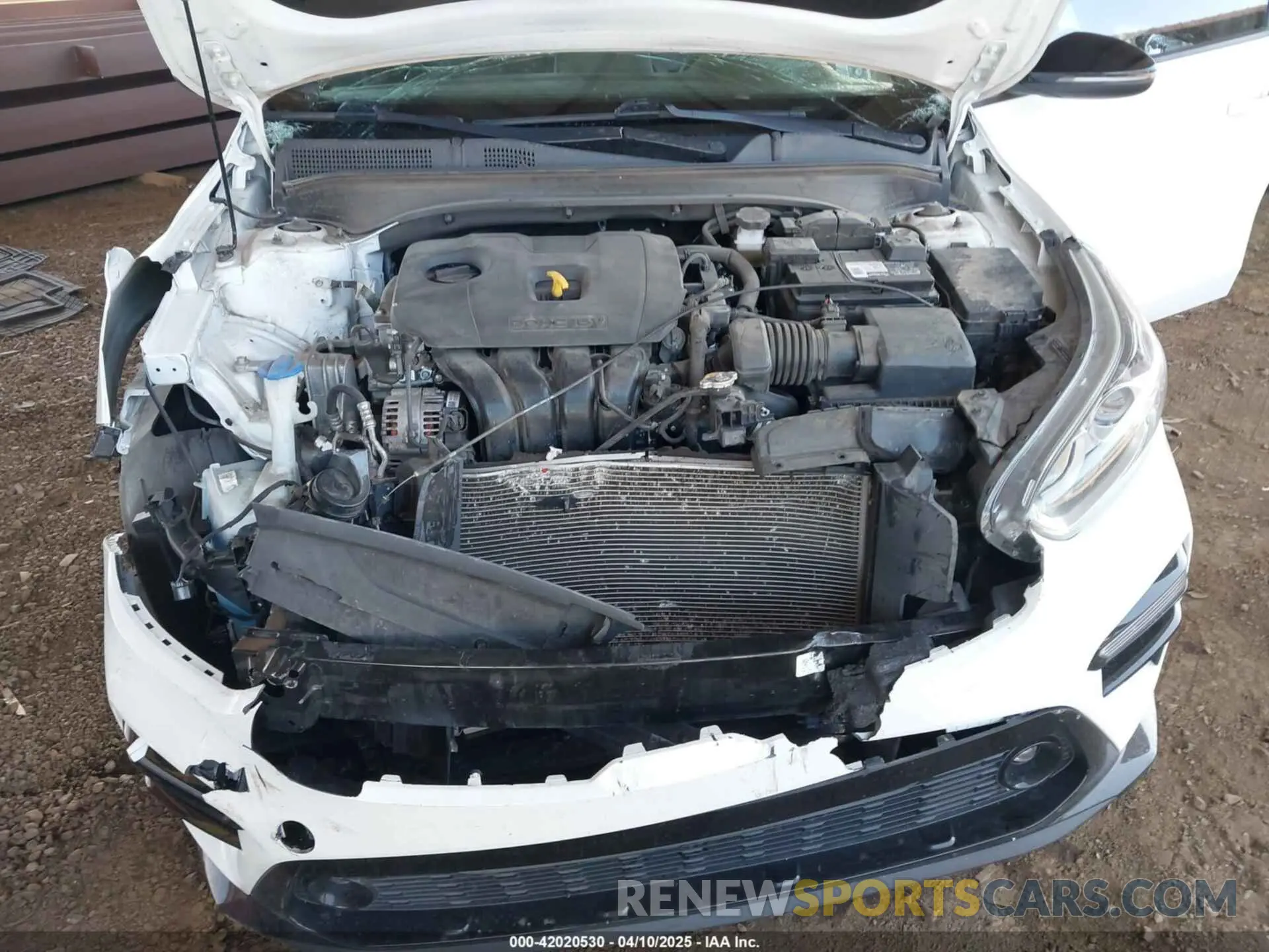 10 fotografías del automóvil dañado 3KPF34ADXME342191 KIA FORTE 2021