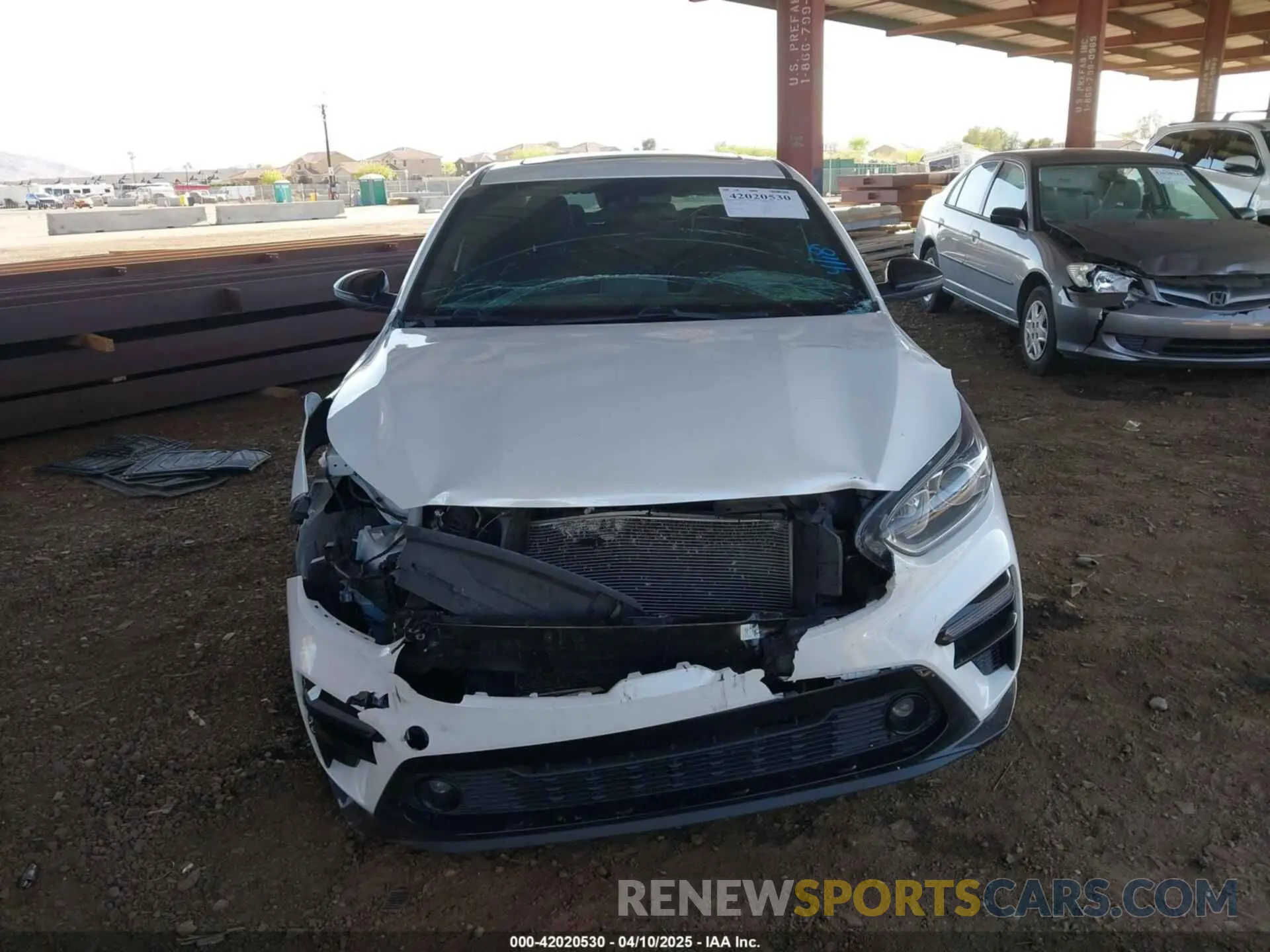 6 fotografías del automóvil dañado 3KPF34ADXME342191 KIA FORTE 2021