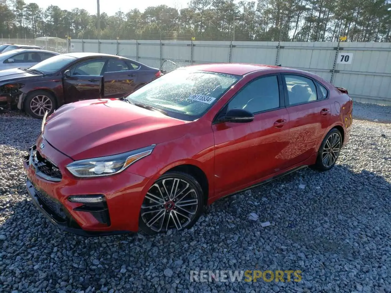 1 fotografías del automóvil dañado 3KPF44AC0ME291627 KIA FORTE 2021