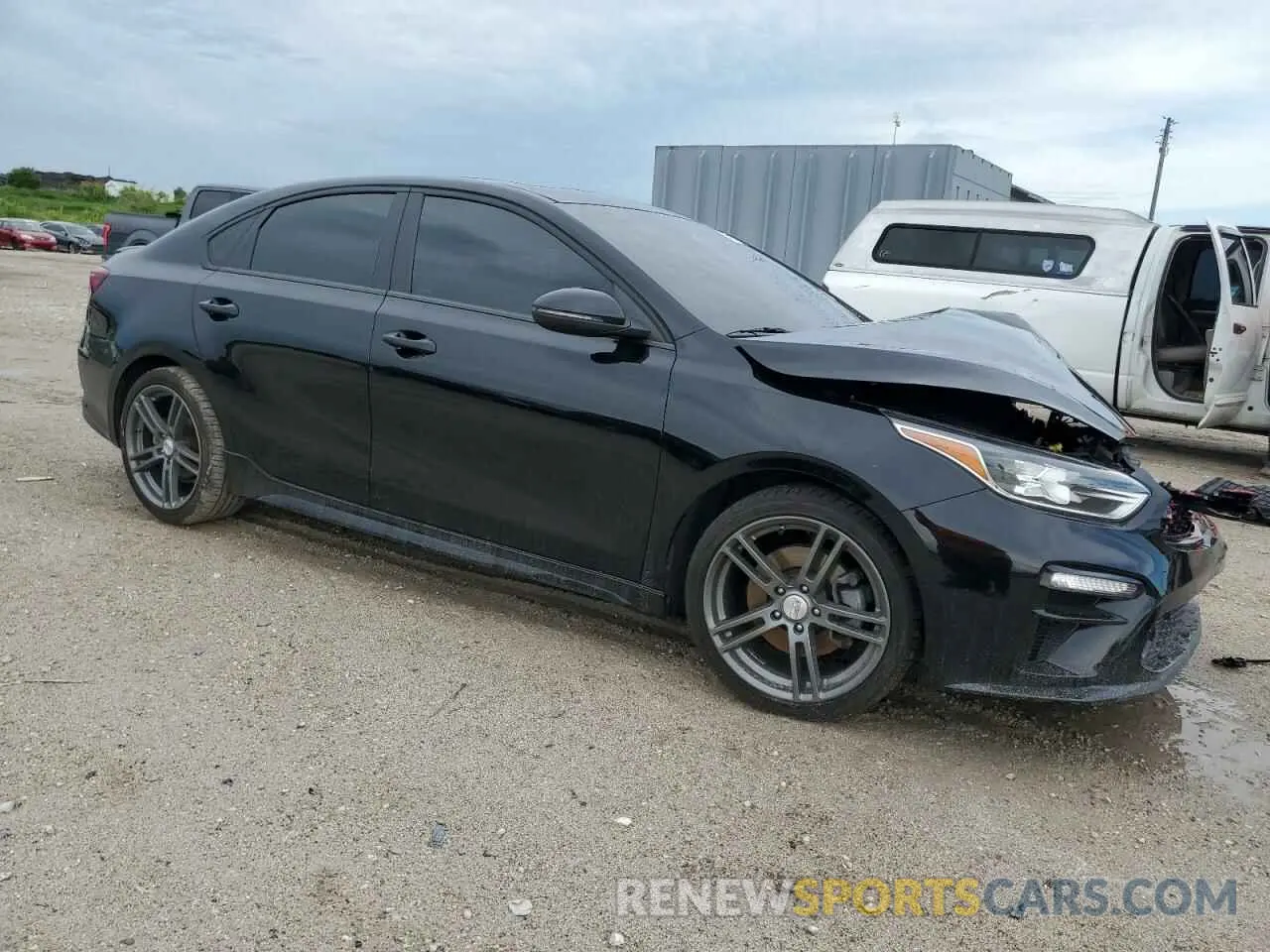 4 fotografías del automóvil dañado 3KPF44AC0ME376225 KIA FORTE 2021