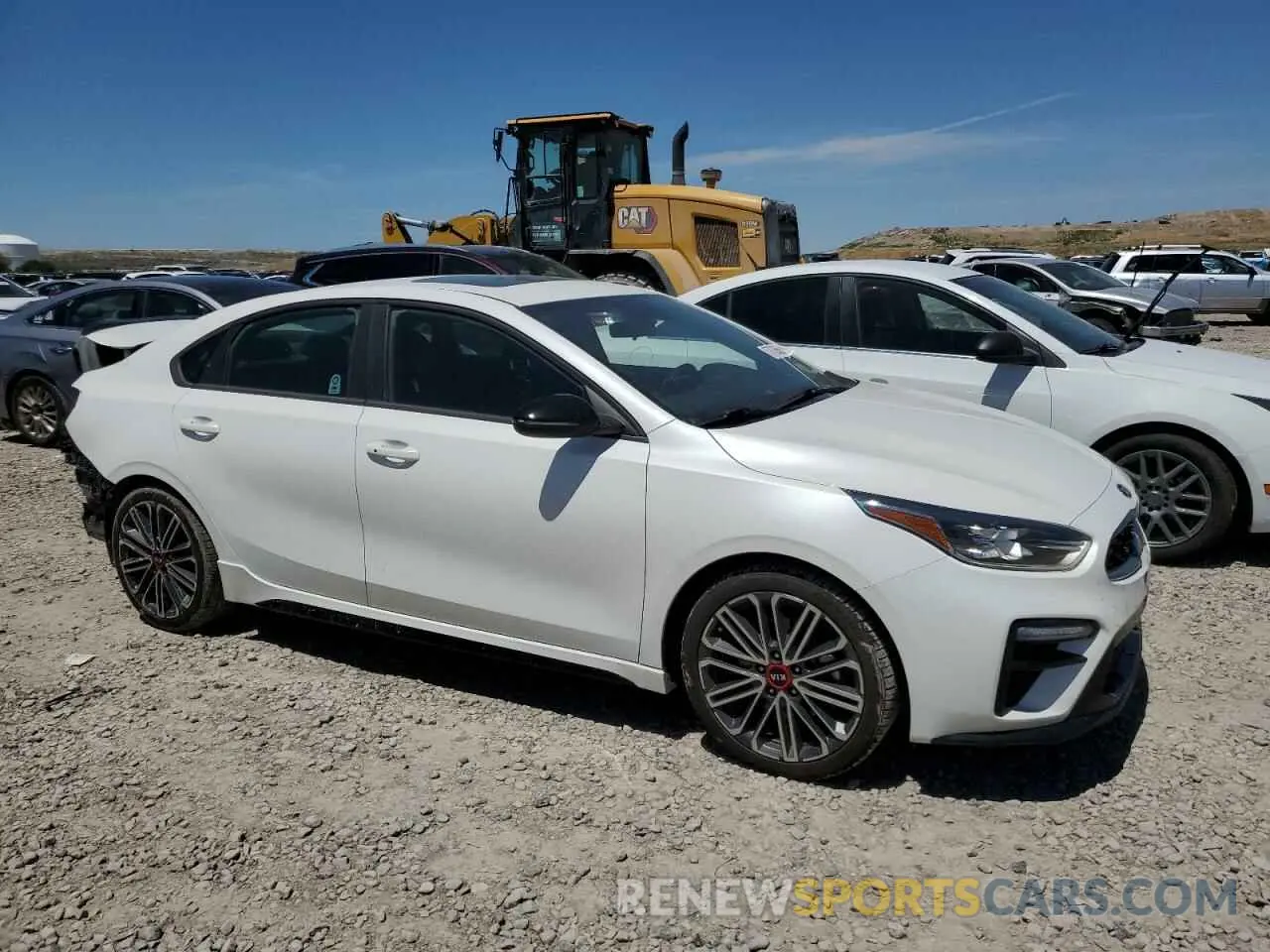 4 fotografías del automóvil dañado 3KPF44AC1ME331102 KIA FORTE 2021