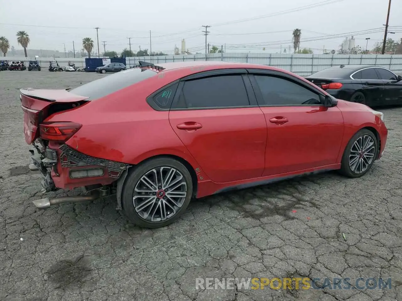 3 fotografías del automóvil dañado 3KPF44AC8ME309209 KIA FORTE 2021