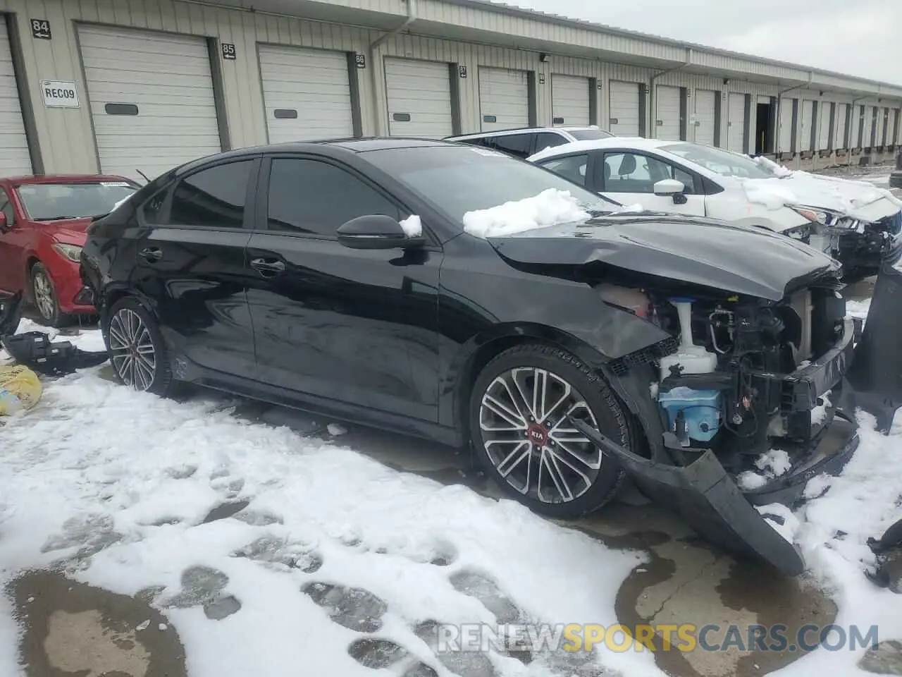 4 fotografías del automóvil dañado 3KPF44AC9ME329291 KIA FORTE 2021