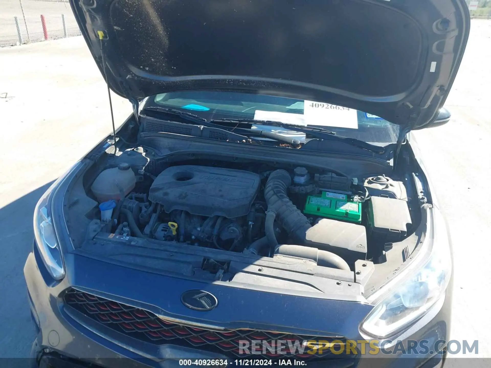 10 fotografías del automóvil dañado 3KPF44AC9ME414647 KIA FORTE 2021