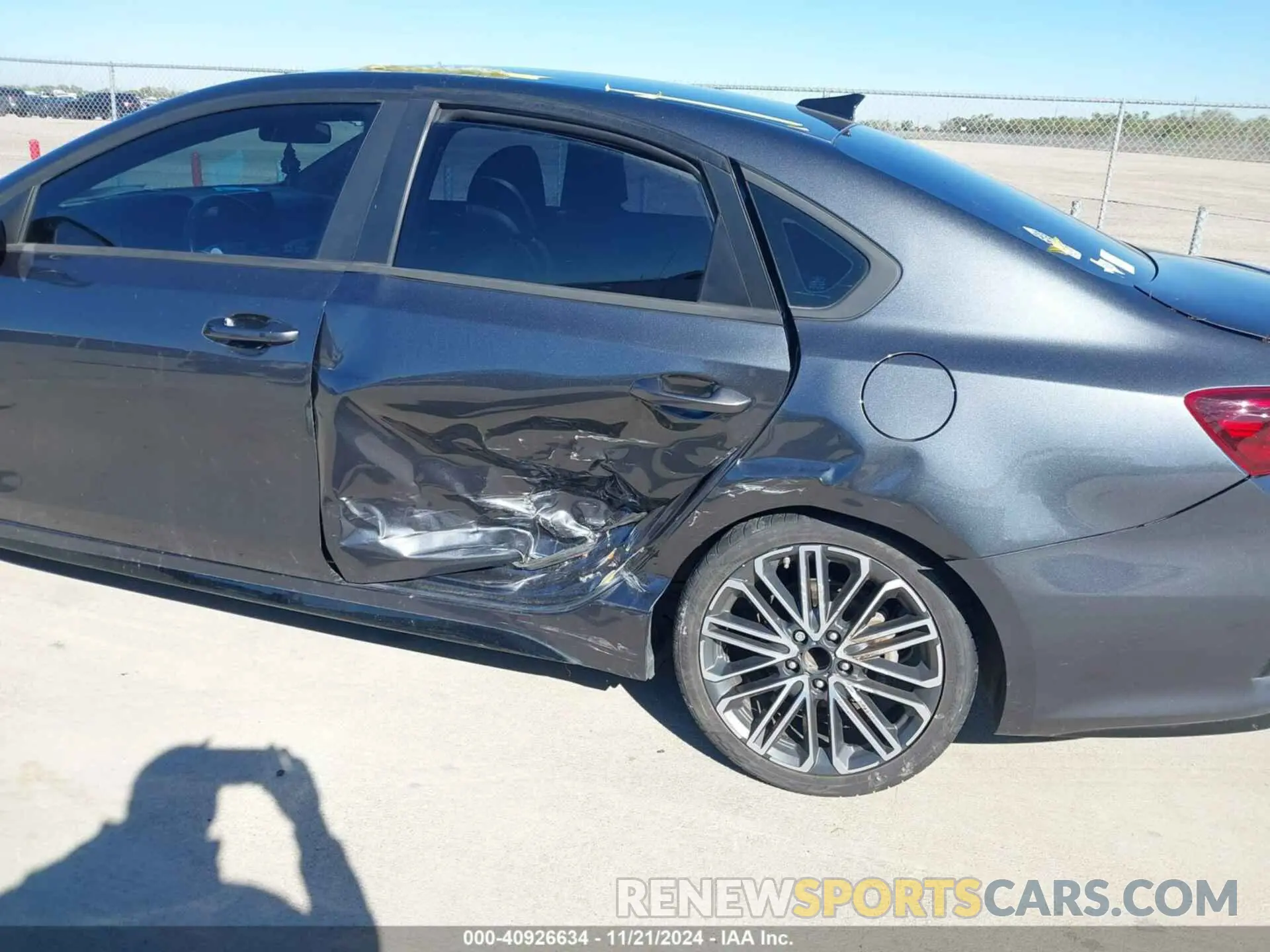 6 fotografías del automóvil dañado 3KPF44AC9ME414647 KIA FORTE 2021